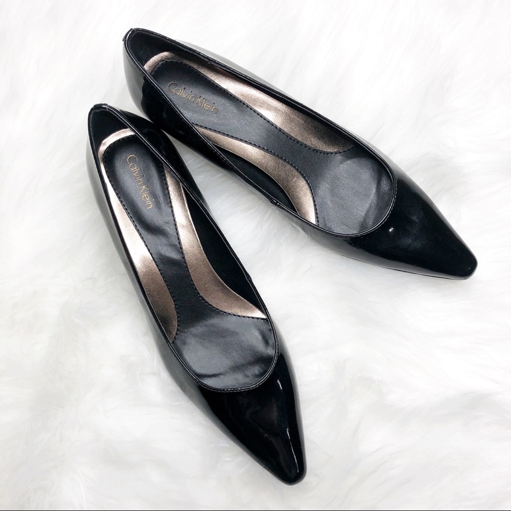 Calvin Klein Black Short Heels